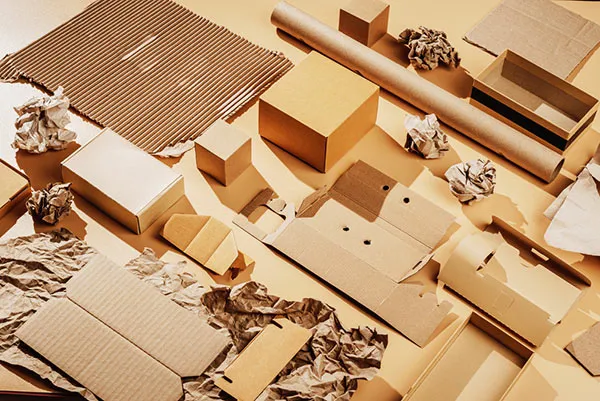 Used-cardboard